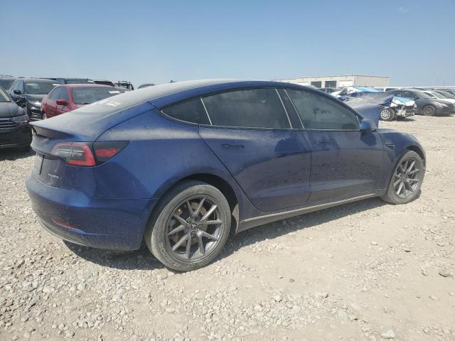 5YJ3E1EB5NF114941 - 2022 TESLA MODEL 3 Կապույտ լուսանկար 3
