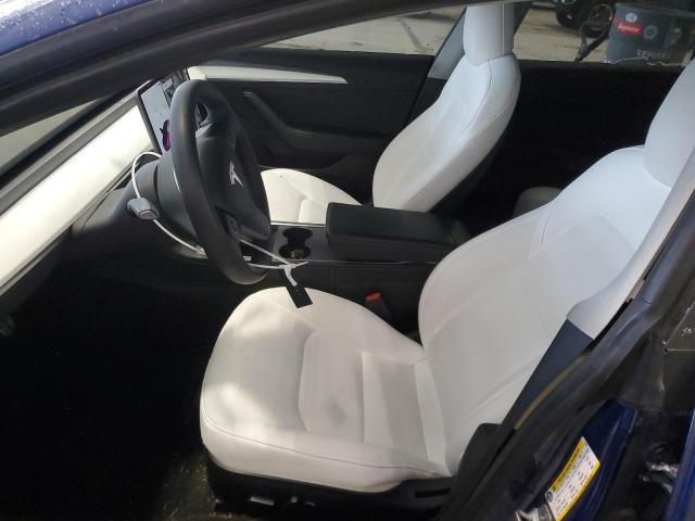 5YJ3E1EB5NF114941 - 2022 TESLA MODEL 3 Կապույտ լուսանկար 7