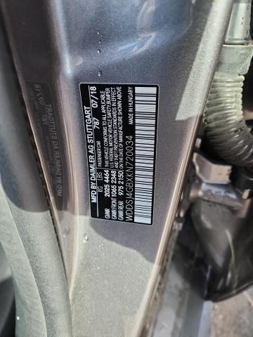 WDDSJ4GBXKN720034 - 2019 MERCEDES-BENZ CLA 250 4MATIC GRAY photo 12