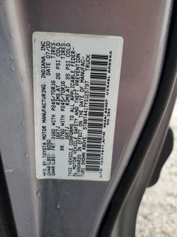 5TBBT4417YS125797 - 2000 TOYOTA TUNDRA ACCESS CAB ნაცრისფერი ფოტო 13