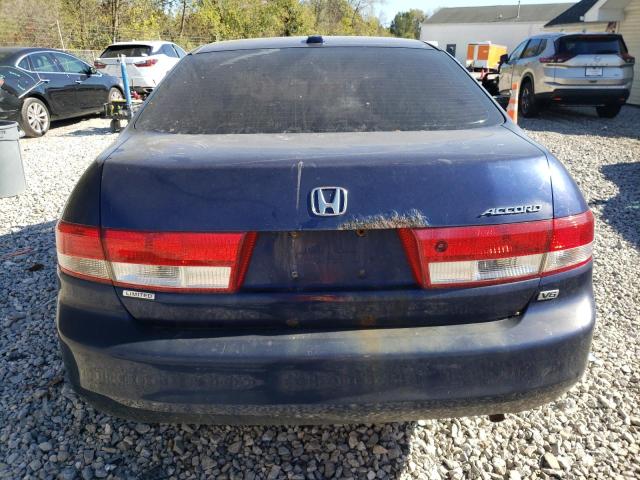 1HGCM66594A065440 - 2004 HONDA ACCORD EX Mavi foto 6