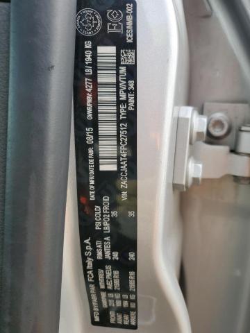 ZACCJAAT4FPC27512 - 2015 JEEP RENEGADE SPORT 银色 照片 14