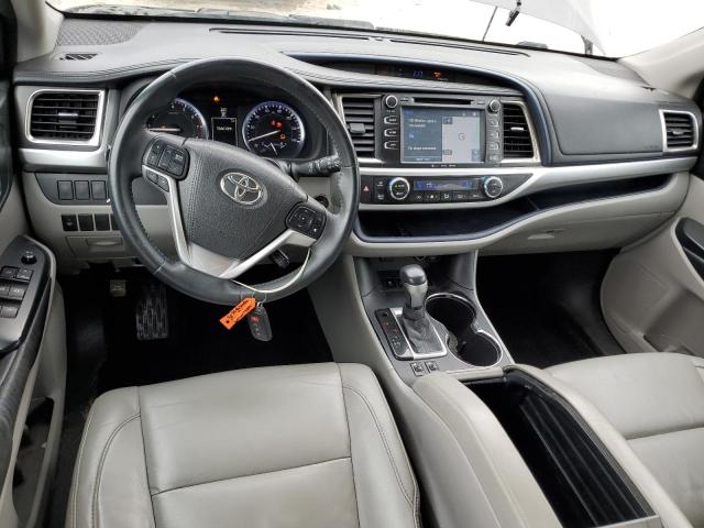5TDKKRFH5GS149693 - 2016 TOYOTA HIGHLANDER XLE GRAY photo 8