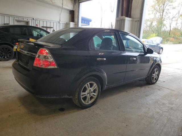 KL1TG56EX9B353766 - 2009 CHEVROLET AVEO LT BLACK photo 3