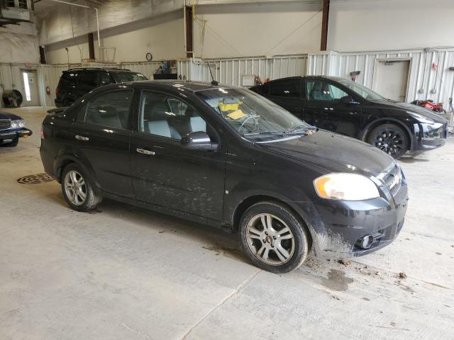 KL1TG56EX9B353766 - 2009 CHEVROLET AVEO LT BLACK photo 4