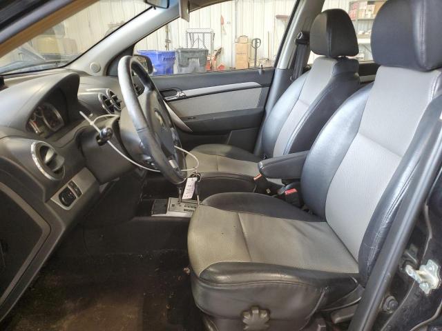 KL1TG56EX9B353766 - 2009 CHEVROLET AVEO LT BLACK photo 7
