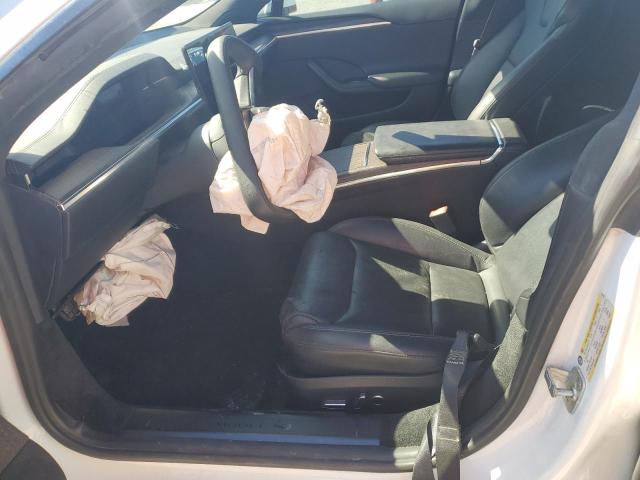 5YJSA1E60MF437237 - 2021 TESLA MODEL S Beyaz fotoğraf 7