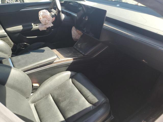 5YJSA1E60MF437237 - 2021 TESLA MODEL S Beyaz fotoğraf 8