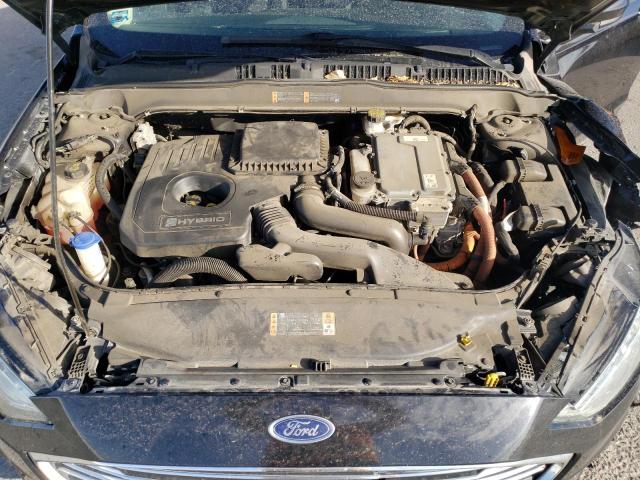 3FA6P0LU0KR200390 - 2019 FORD FUSION SE Черный фото 11