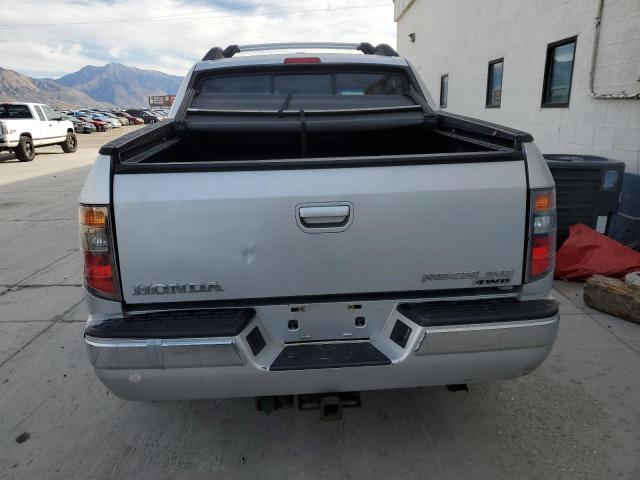 2HJYK16546H511099 - 2006 HONDA RIDGELINE RTL SILVER photo 6