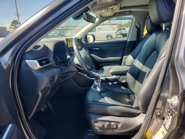 5TDKDRAH3PS002936 - 2023 TOYOTA HIGHLANDER L GRAY photo 7