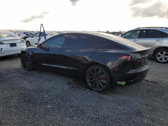 5YJ3E1EC8NF200494 - 2022 TESLA MODEL 3 BLACK photo 2