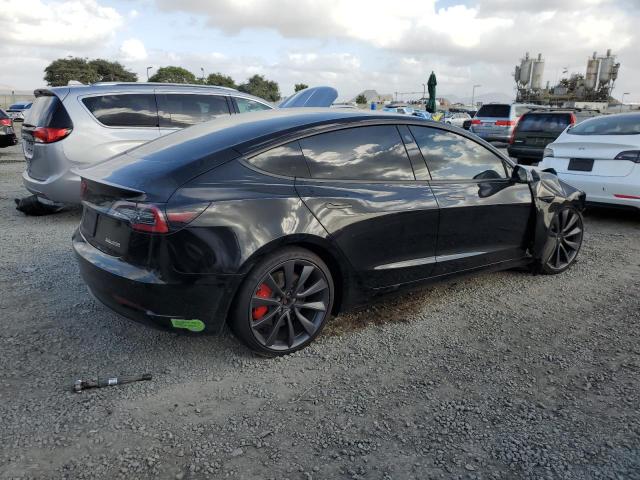 5YJ3E1EC8NF200494 - 2022 TESLA MODEL 3 BLACK photo 3