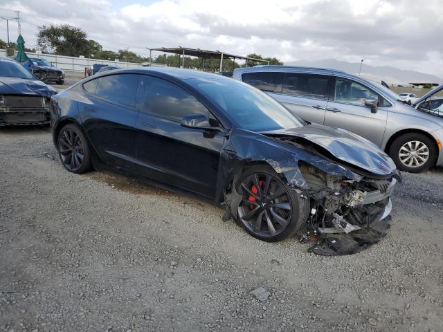 5YJ3E1EC8NF200494 - 2022 TESLA MODEL 3 BLACK photo 4