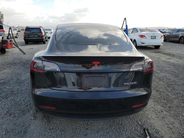 5YJ3E1EC8NF200494 - 2022 TESLA MODEL 3 BLACK photo 6