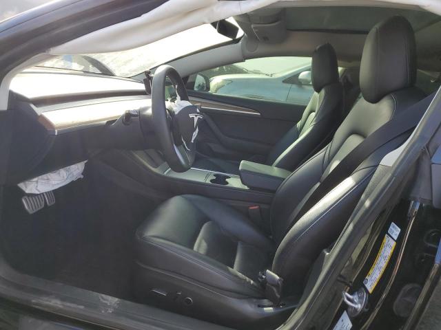 5YJ3E1EC8NF200494 - 2022 TESLA MODEL 3 BLACK photo 7