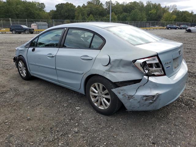 19XFB2F85CE309830 - 2012 HONDA CIVIC EX BLUE photo 2