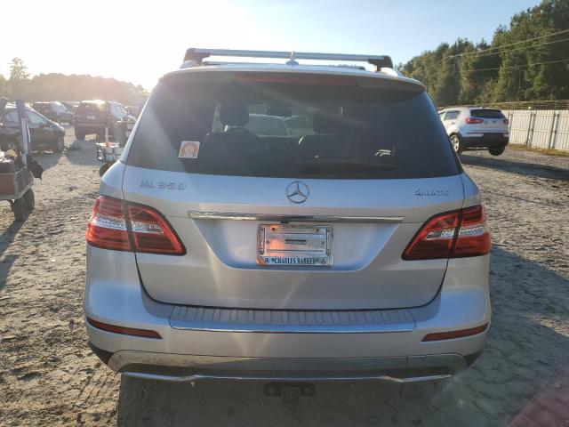 4JGDA5HB6FA457931 - 2015 MERCEDES-BENZ ML 350 4MATIC SILVER photo 6