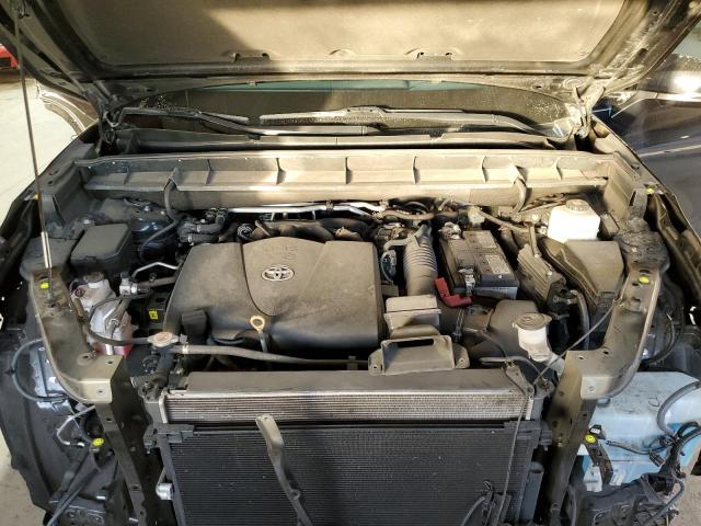 5TDGZRBH0MS533772 - 2021 TOYOTA HIGHLANDER XLE BLACK photo 12