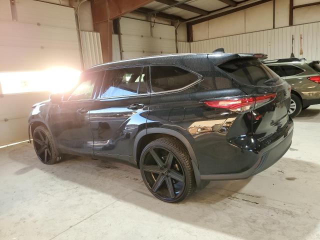 5TDGZRBH0MS533772 - 2021 TOYOTA HIGHLANDER XLE BLACK photo 2