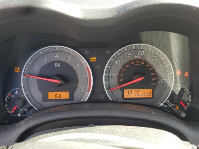 2T1BU4EE1AC461482 - 2010 TOYOTA COROLLA BASE WHITE photo 9