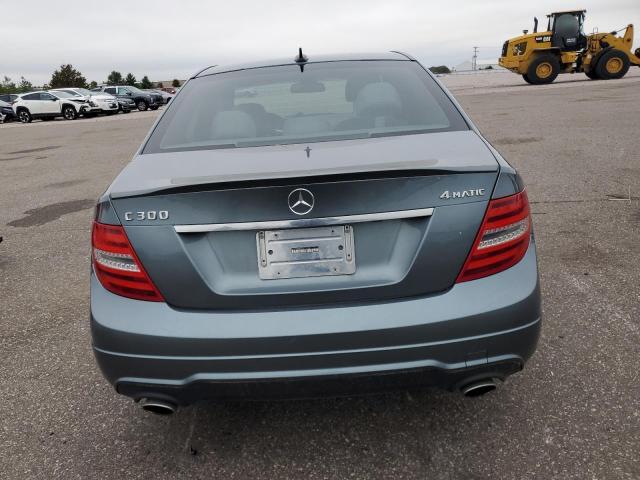 WDDGF8BB7CA713749 - 2012 MERCEDES-BENZ C 300 4MATIC BLUE photo 6