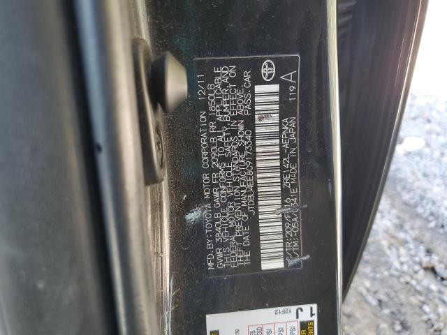 JTDBU4EE8C9173340 - 2012 TOYOTA COROLLA BASE 黑色 照片 12