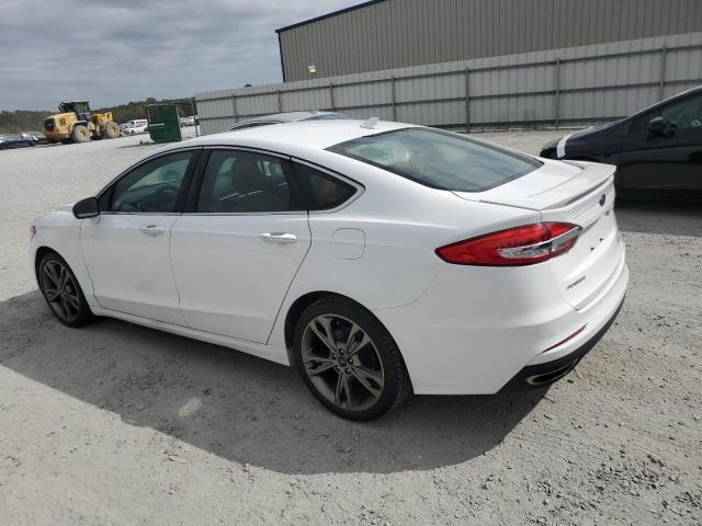 3FA6P0D90KR152819 - 2019 FORD FUSION TITANIUM WHITE photo 2