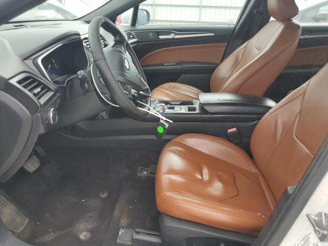 3FA6P0D90KR152819 - 2019 FORD FUSION TITANIUM WHITE photo 7