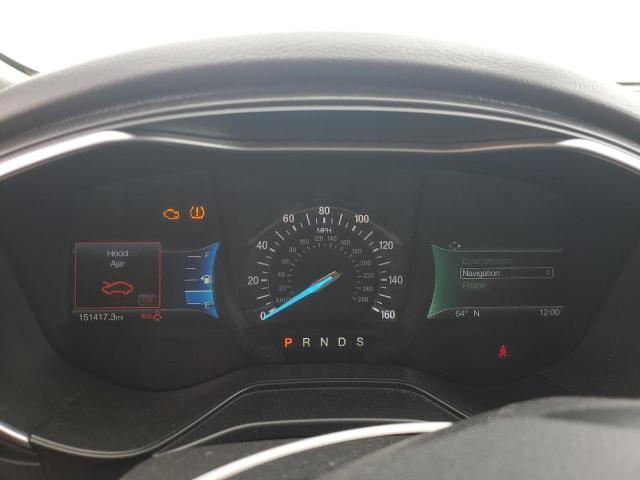 3FA6P0D90KR152819 - 2019 FORD FUSION TITANIUM WHITE photo 9