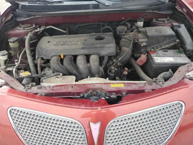 5Y2SM65836Z442015 - 2006 PONTIAC VIBE RED photo 11