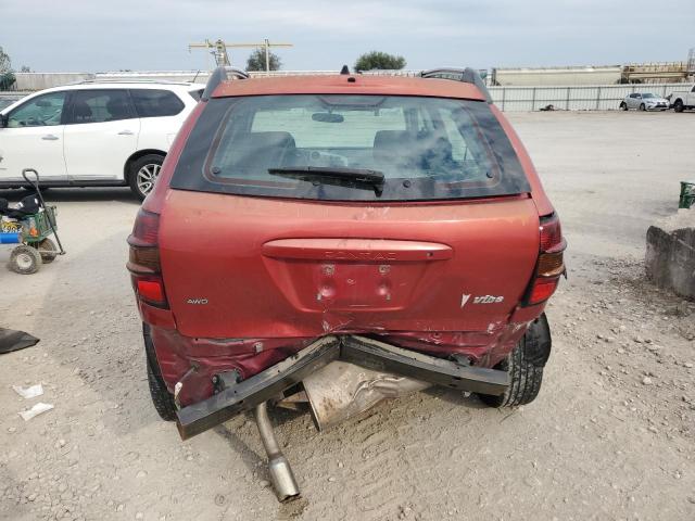 5Y2SM65836Z442015 - 2006 PONTIAC VIBE RED photo 6