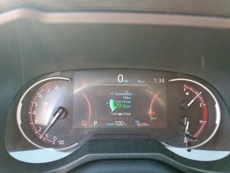 2T3P1RFV0PW391689 - 2023 TOYOTA RAV4 XLE GRAY photo 9