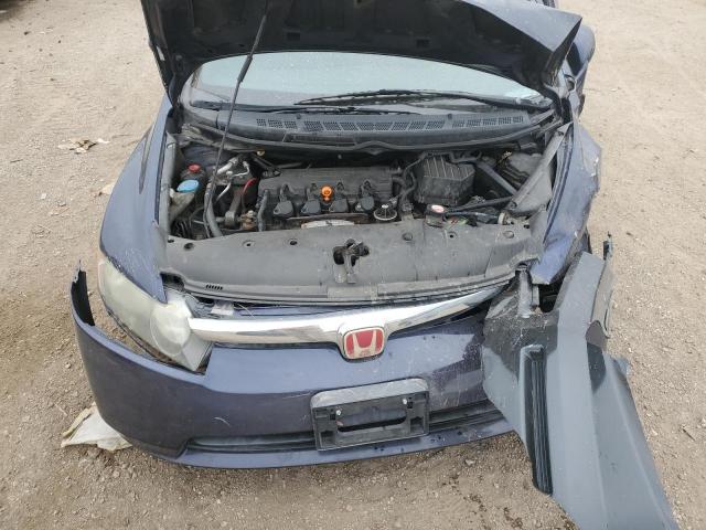 1HGFA15598L012533 - 2008 HONDA CIVIC LX BLUE photo 11