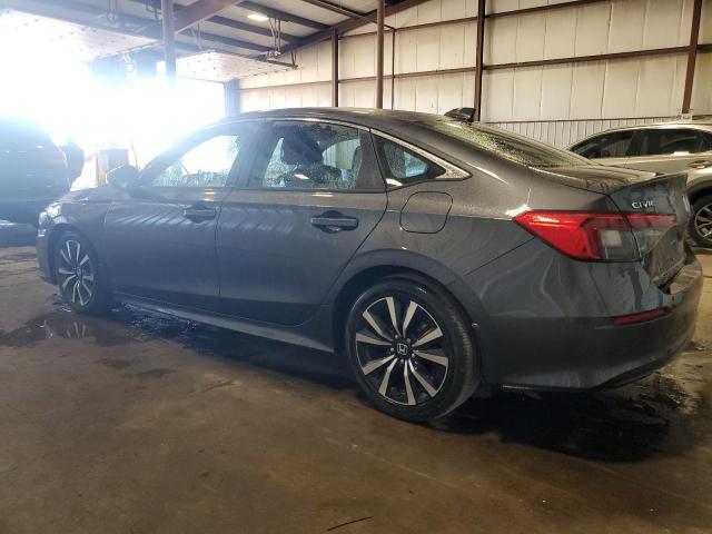2HGFE1F7XNH323093 - 2022 HONDA CIVIC EX GRAY photo 2