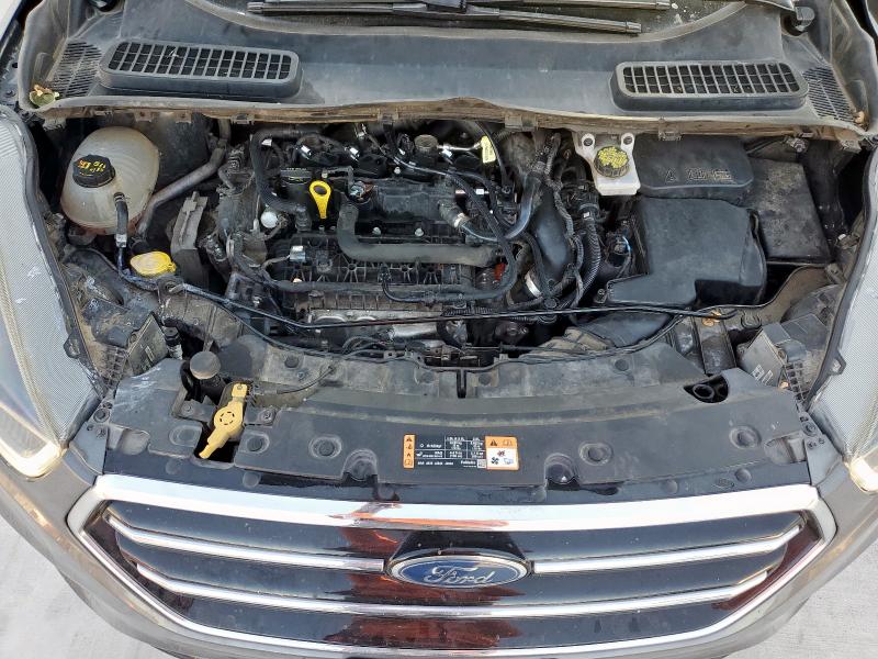 1FMCU0GD0KUB01363 - 2019 FORD ESCAPE SE ნაცრისფერი ფოტო 11