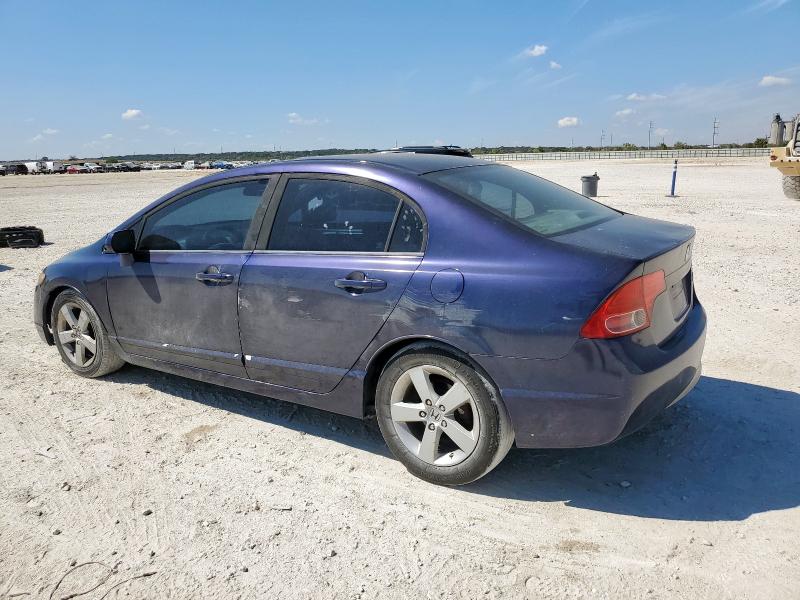 1HGFA168X8L032766 - 2008 HONDA CIVIC EX BLUE photo 2