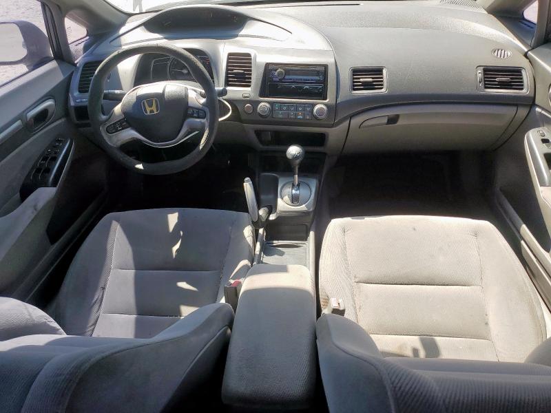 1HGFA168X8L032766 - 2008 HONDA CIVIC EX BLUE photo 8