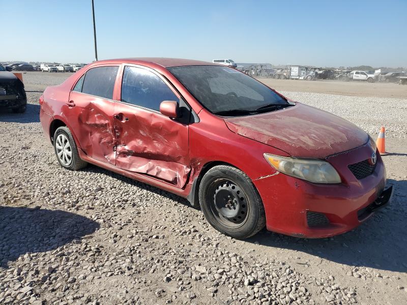 1NXBU40E69Z139535 - 2009 TOYOTA COROLLA BASE წითელი ფოტო 4