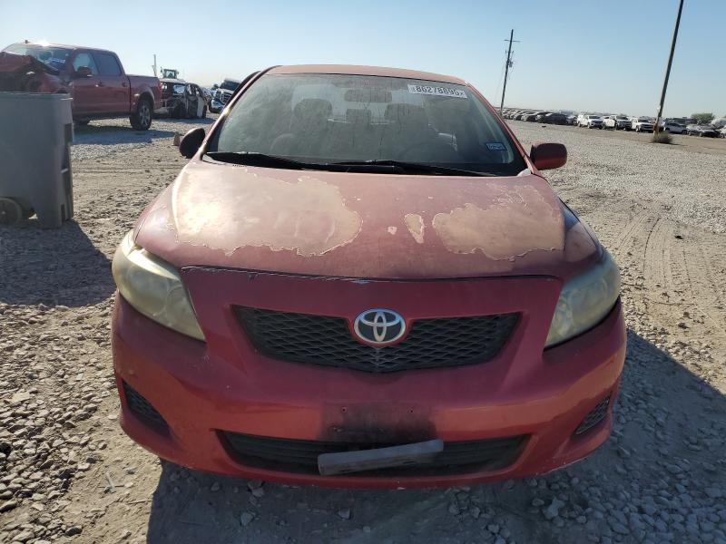 1NXBU40E69Z139535 - 2009 TOYOTA COROLLA BASE წითელი ფოტო 5
