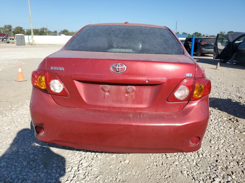 1NXBU40E69Z139535 - 2009 TOYOTA COROLLA BASE წითელი ფოტო 6