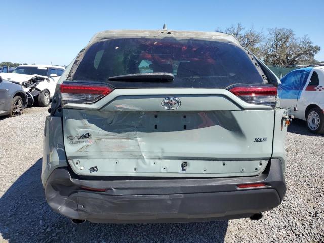 2T3W1RFVXKC012154 - 2019 TOYOTA RAV4 XLE TEAL photo 6