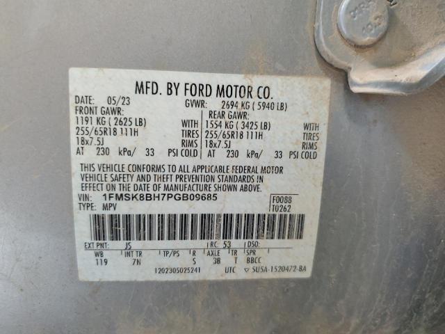 1FMSK8BH7PGB09685 - 2023 FORD EXPLORER Күміс фото 13