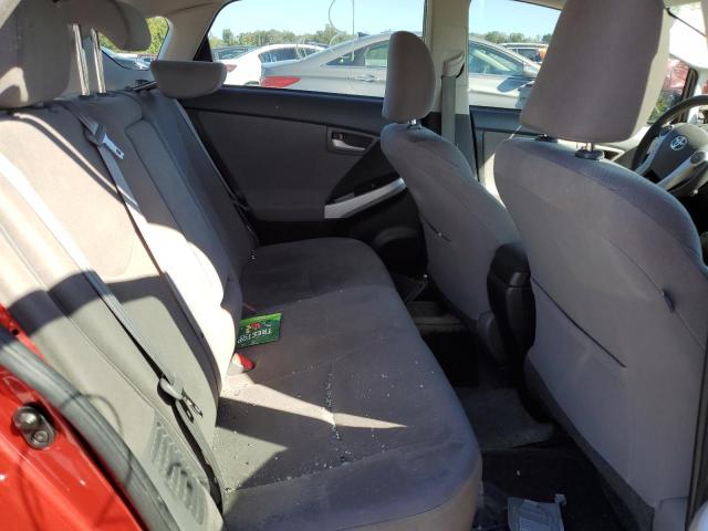 JTDKN3DU9F0458623 - 2015 TOYOTA PRIUS წითელი ფოტო 10