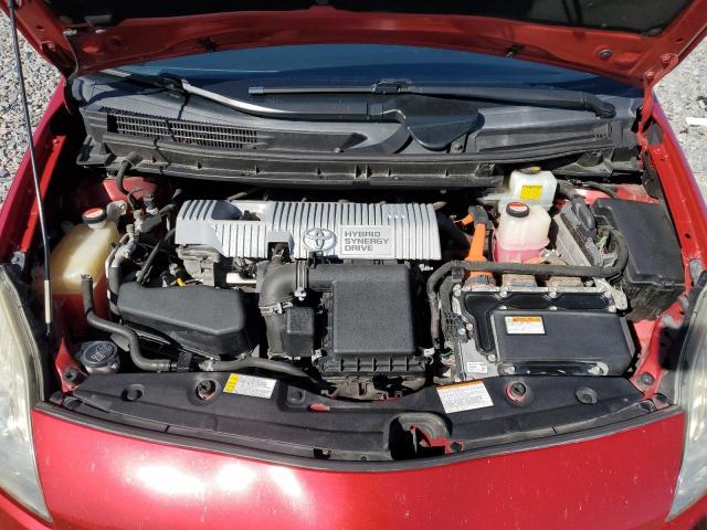 JTDKN3DU9F0458623 - 2015 TOYOTA PRIUS წითელი ფოტო 11