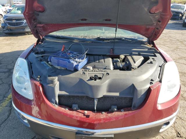 5GALVBED9AJ104182 - 2010 BUICK ENCLAVE CXL RED photo 12