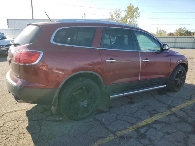 5GALVBED9AJ104182 - 2010 BUICK ENCLAVE CXL RED photo 3