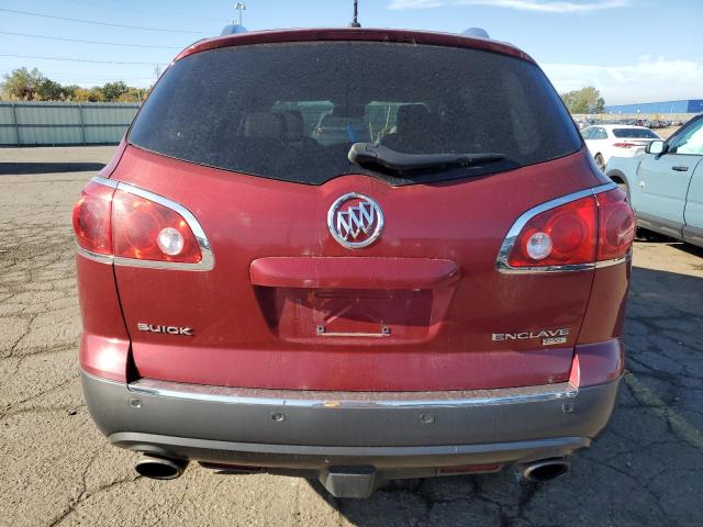 5GALVBED9AJ104182 - 2010 BUICK ENCLAVE CXL RED photo 6