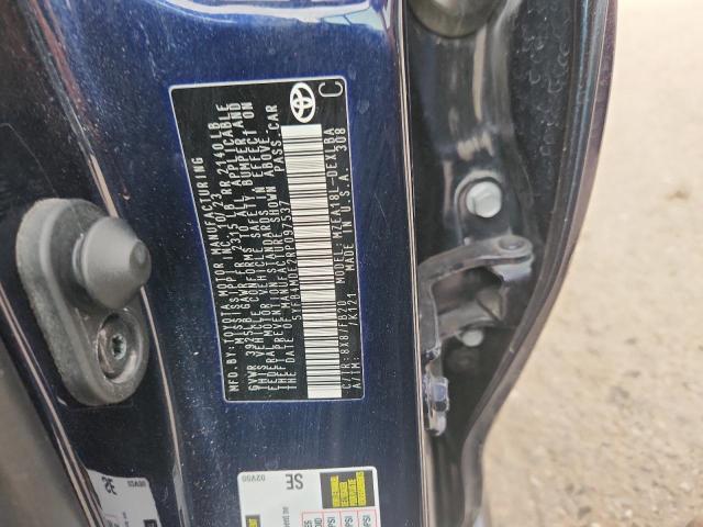 5YFB4MDE2RP097537 - 2024 TOYOTA COROLLA LE ლურჯი ფოტო 12