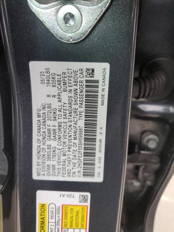 2HGFE2F55SH599987 - 2025 HONDA CIVIC SPORT GRAY photo 12